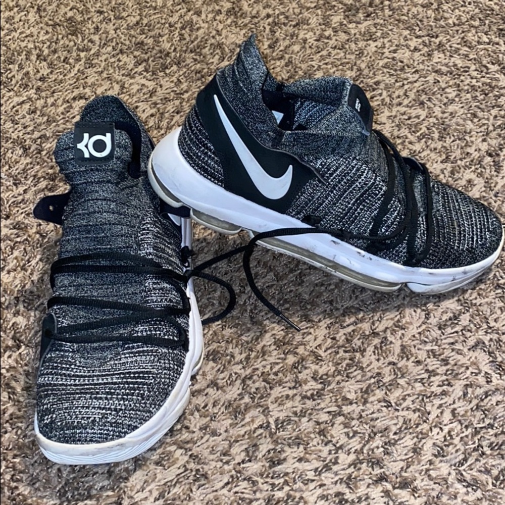 Nike Zoom KD10 Kevin Durant Mens Oreo - Picture 6 of 6